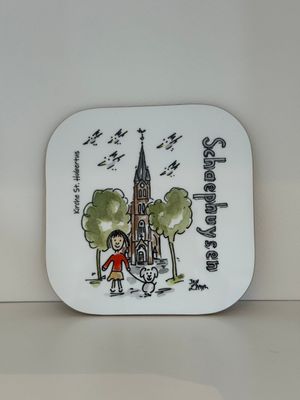 Untersetzer Schaephuysen Kirche St. Hubertus