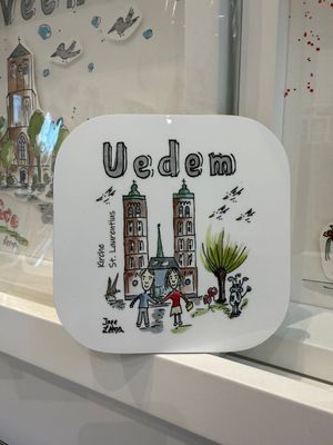 Untersetzer Uedem Kirche