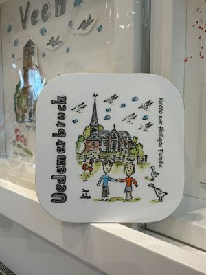 Untersetzer Uedemerbruch Kirche