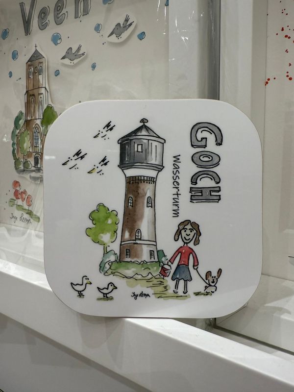 Untersetzer Goch Wasserturm