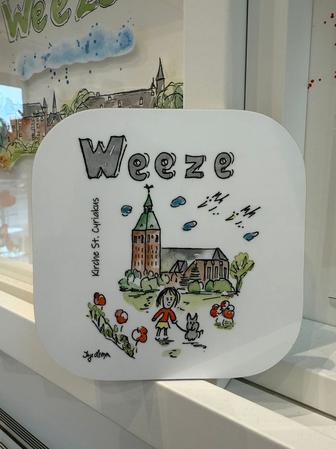 Untersetzer Weeze Kirche St. Cyriakus