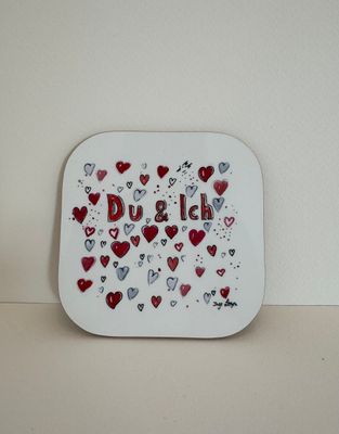 Untersetzer Valentinstag "Du&Ich"