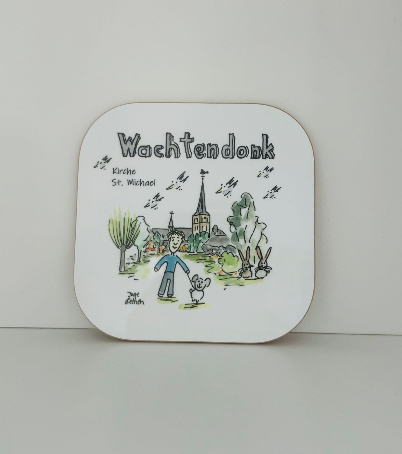Untersetzer Wachtendonk Kirche