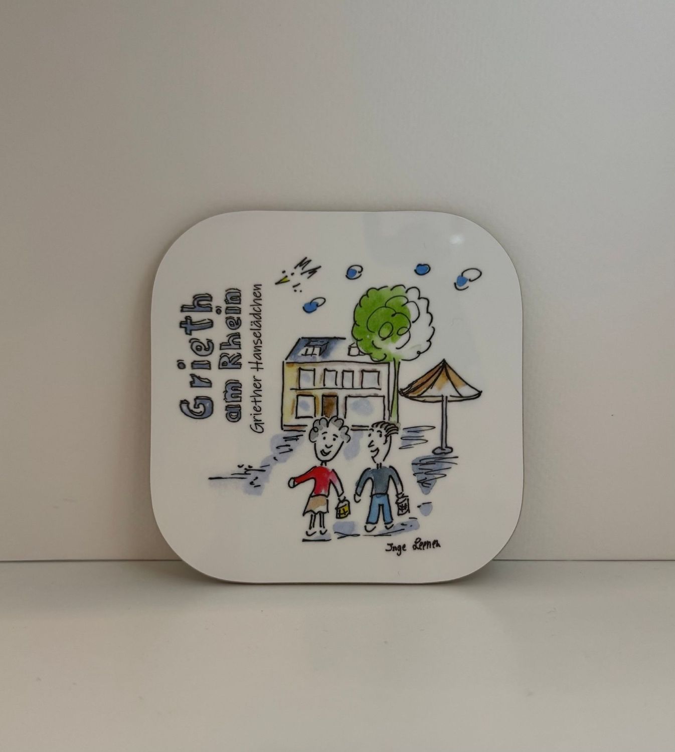 Untersetzer Grieth am Rhein Hanselädchen