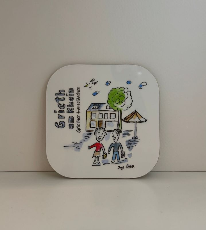 Untersetzer Grieth am Rhein Hanselädchen