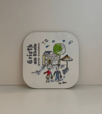 Untersetzer Grieth am Rhein Hanselädchen