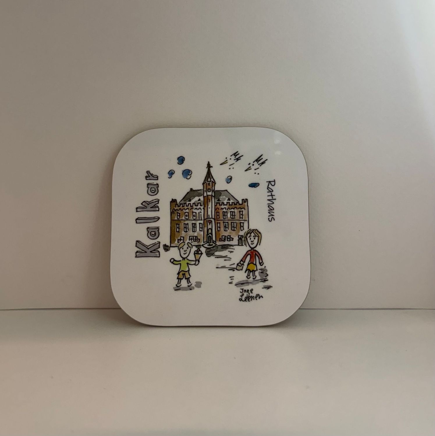 Untersetzer Kalkar Rathaus