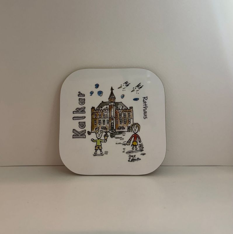 Untersetzer Kalkar Rathaus