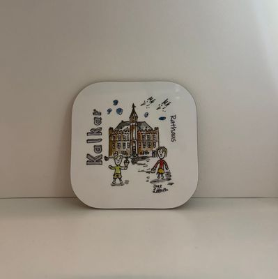 Untersetzer Kalkar Rathaus