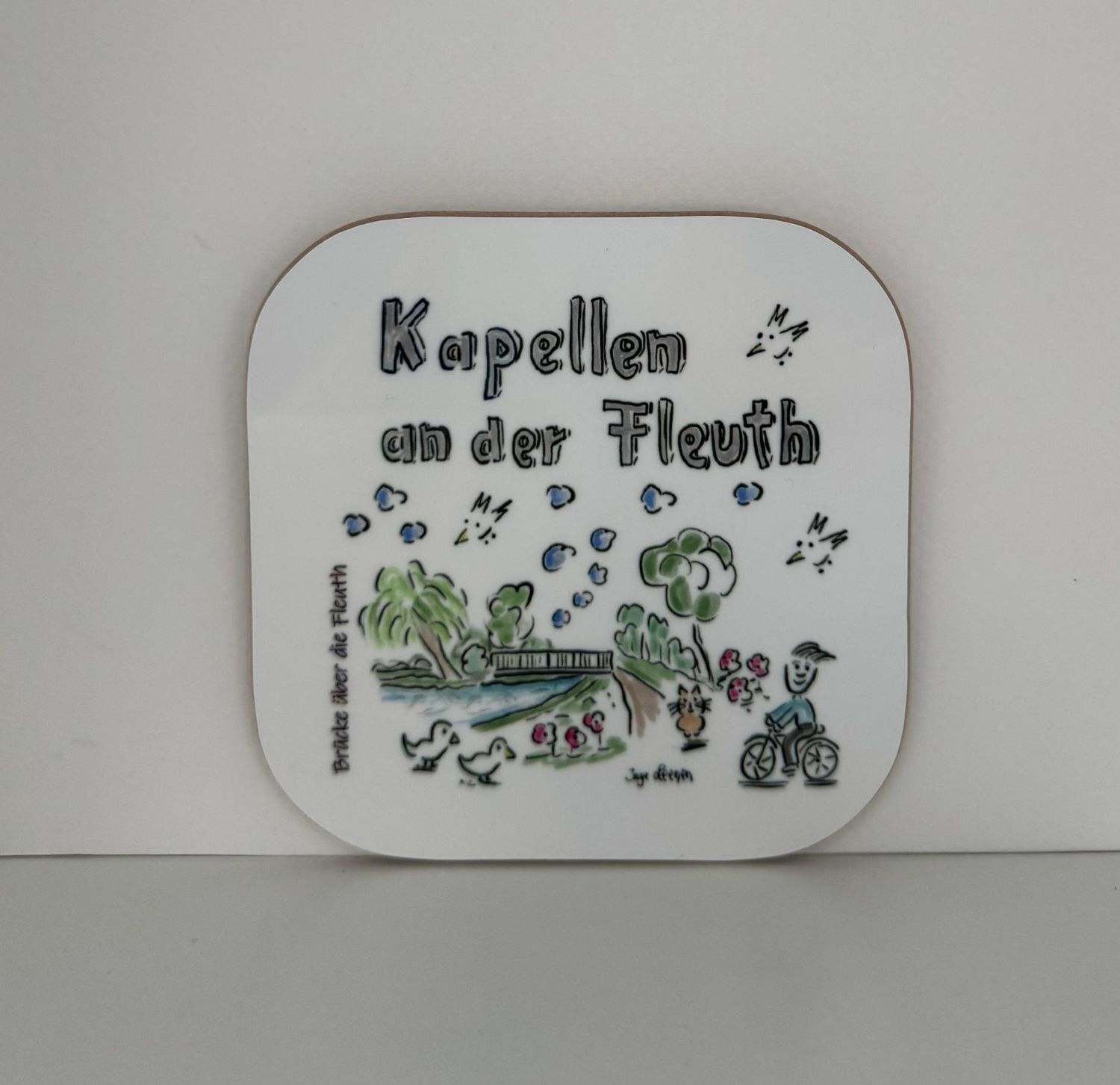 Untersetzer Kapellen Brücke Fleuth