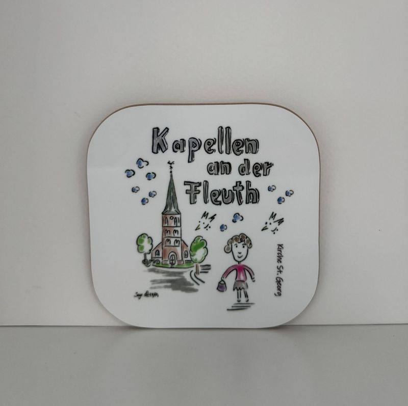 Untersetzer Kapellen Kirche St. Georg