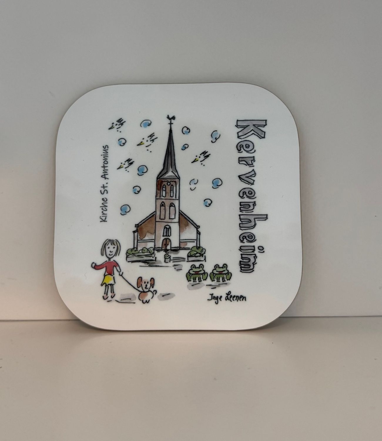 Untersetzer Kervenheim Kirche