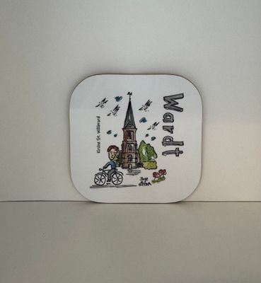 Untersetzer Wardt Kirche St. Willibrord