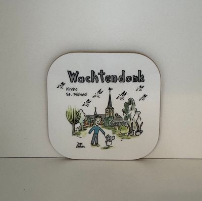 Untersetzer Wachtendonk Kirche St. Michael