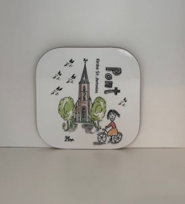 Untersetzer Pont Kirche