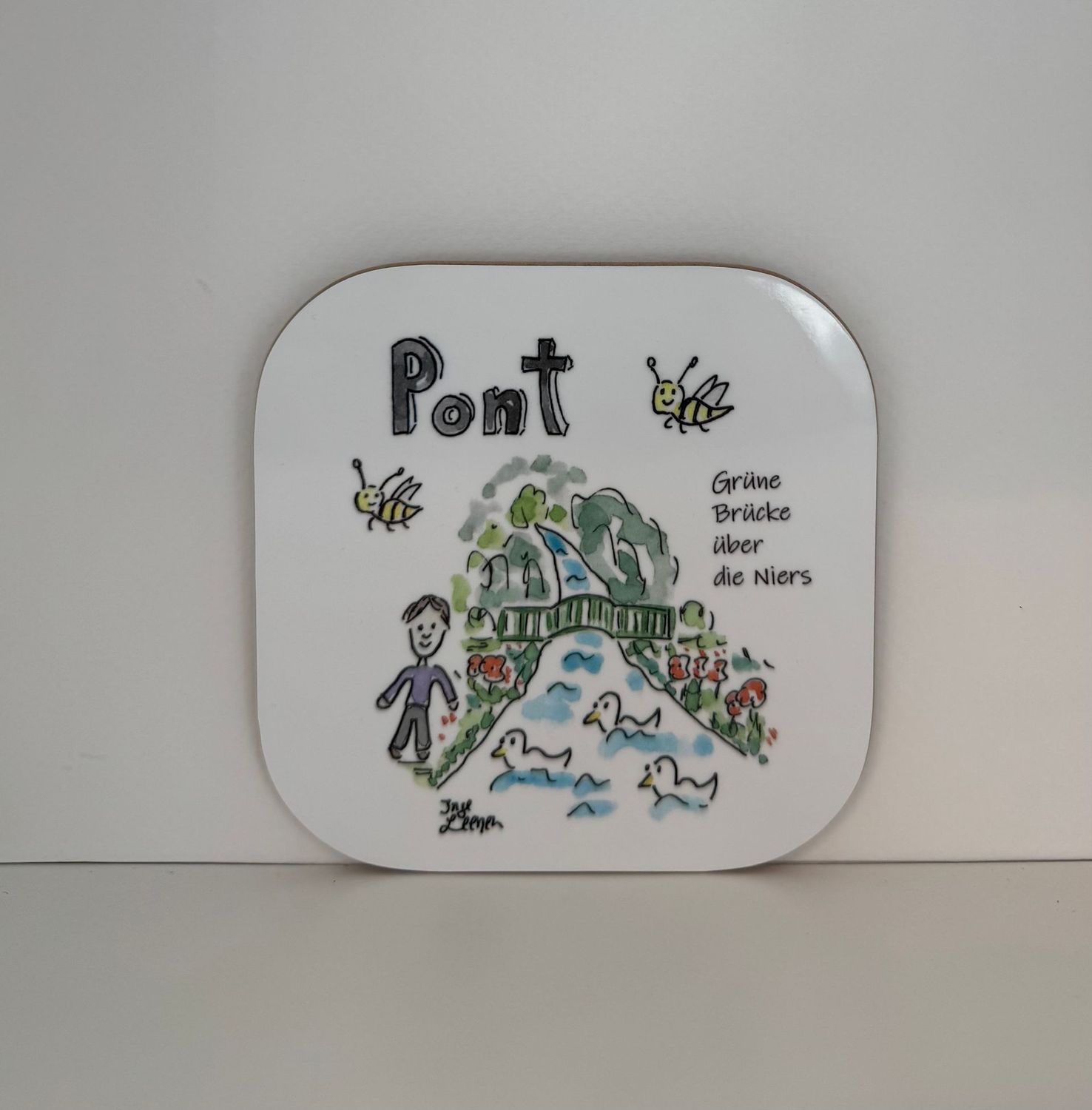 Untersetzer Pont Grüne Brücke