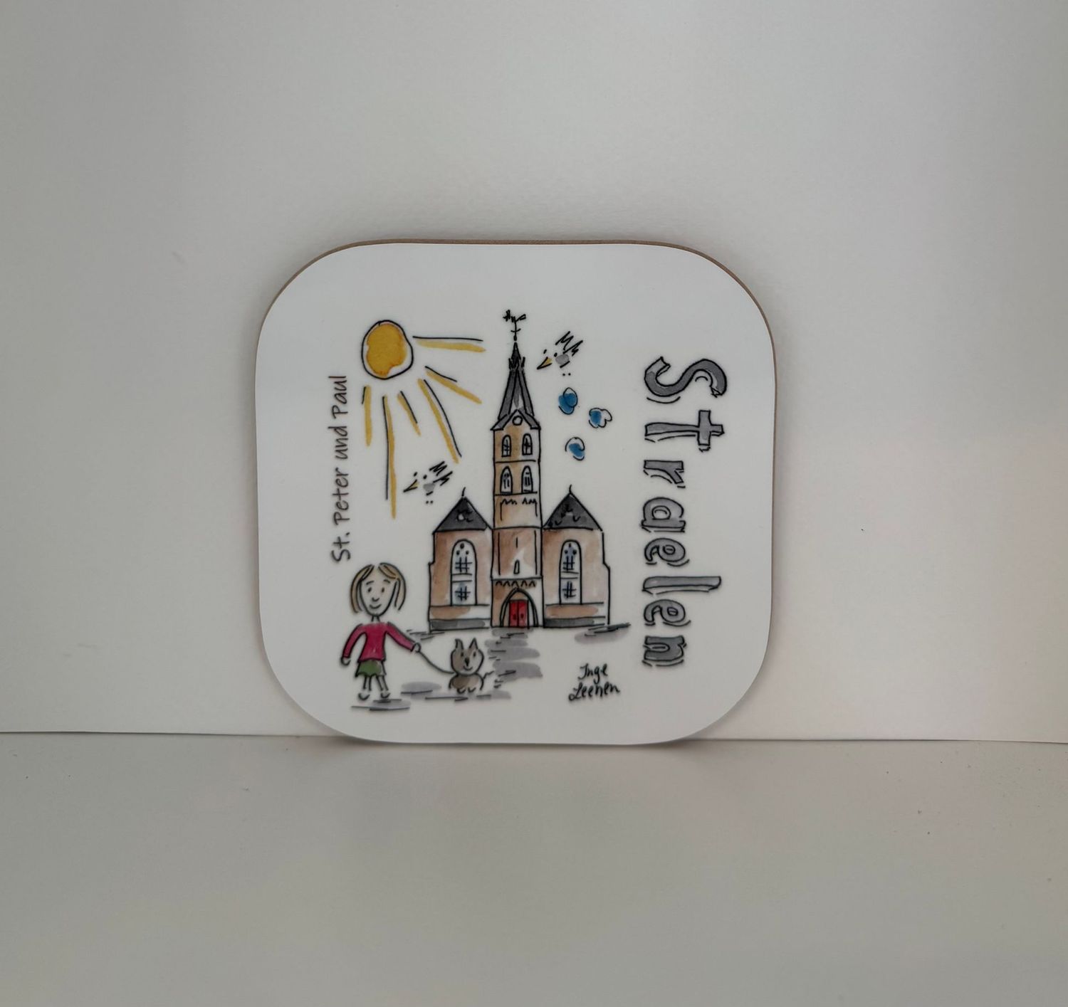Untersetzer Straelen Kirche