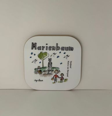 Untersetzer Marienbaum Denkmal Burgund