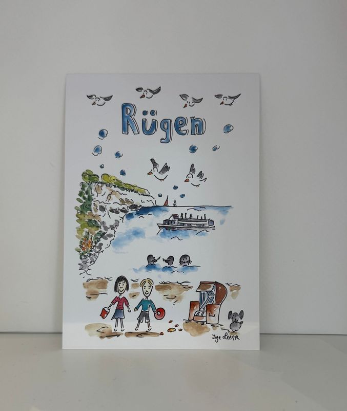 Postkarte "Rügen Kreidefelsen"