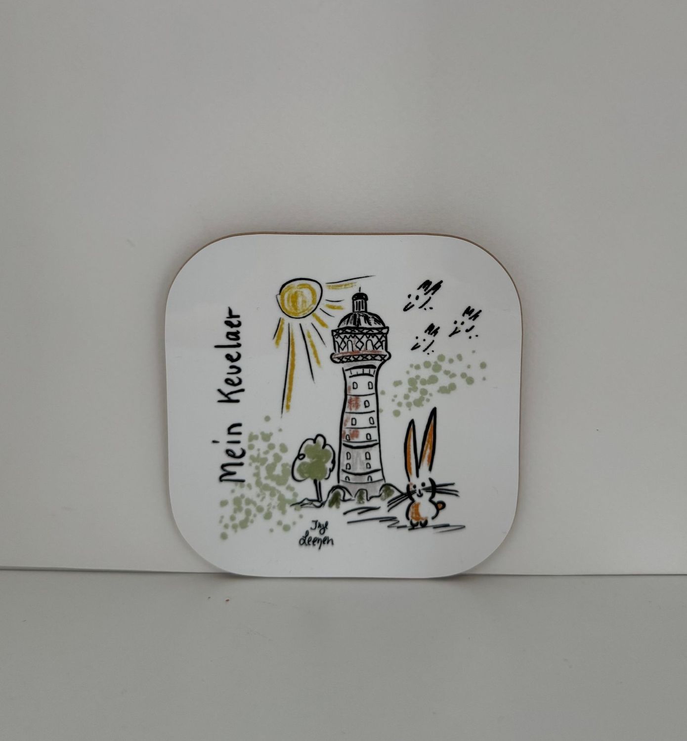 Untersetzer Wasserturm "Mein Kevelaer"