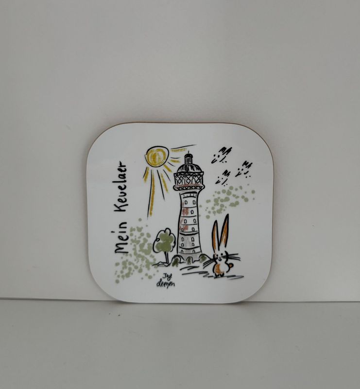 Untersetzer Wasserturm "Mein Kevelaer"
