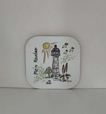 Untersetzer Wasserturm "Mein Kevelaer"