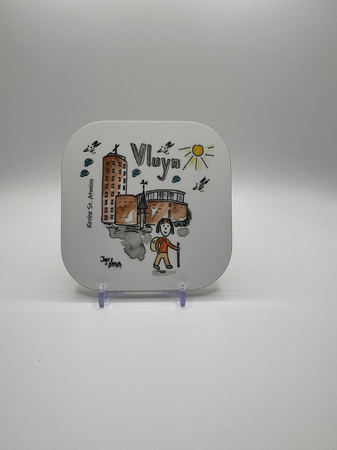 Untersetzer Vluyn Kirche St. Antonius