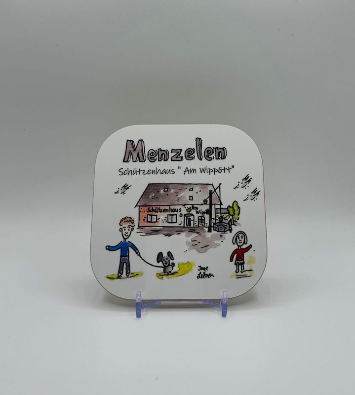 Untersetzer Menzelen Schützenhaus