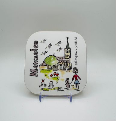 Untersetzer Menzelen Kirche