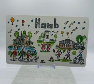 Frühstücksbrett Frühstücksbrett "Hamb"