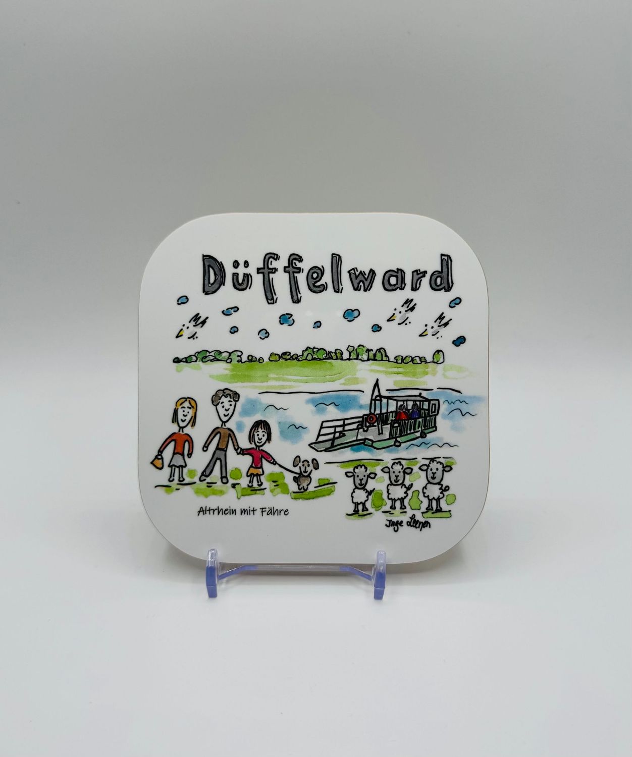 Untersetzer Düffelward Altrhein Untersetzer Düffelward Altrhein