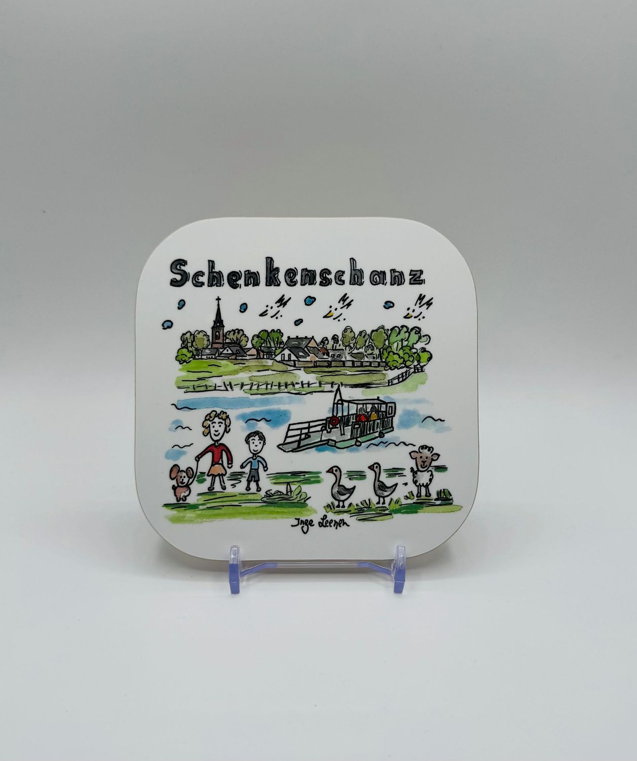 Untersetzer Schenkenschanz Fähre Untersetzer Schenkenschanz Fähre