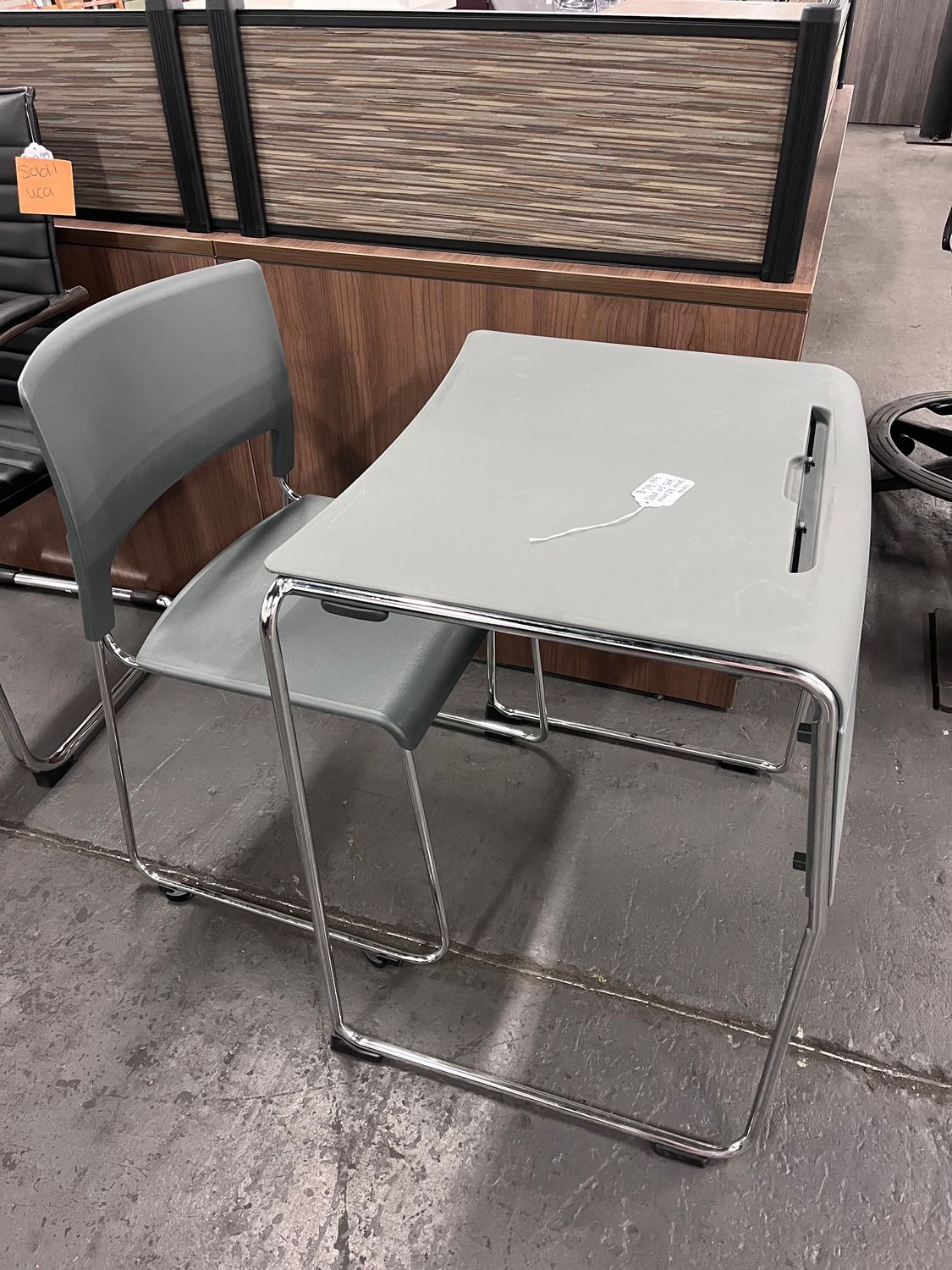 Poly Student Desk & Chair Set (New/Overstock)