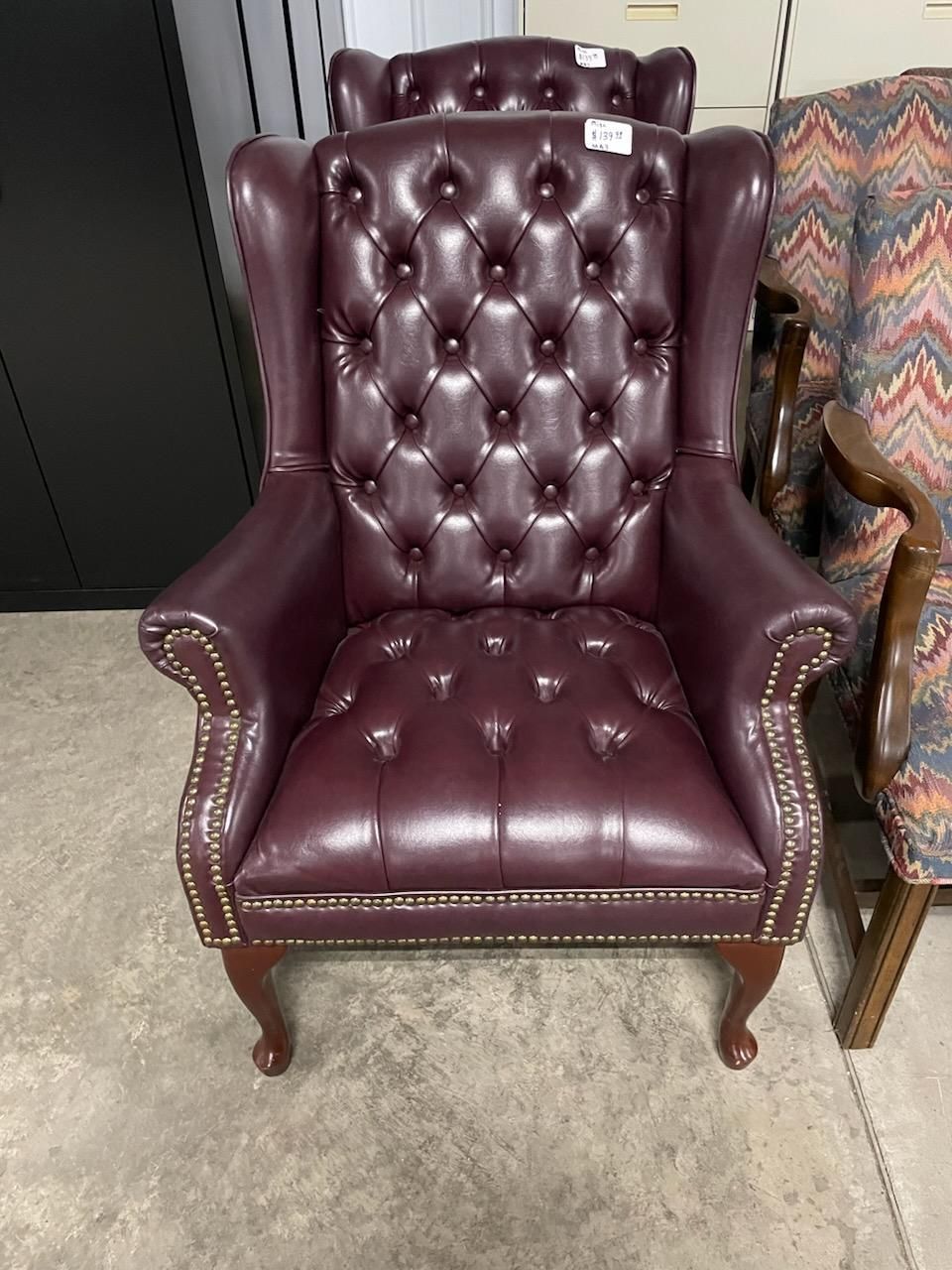 Wing Back Side Chair (2 Left)