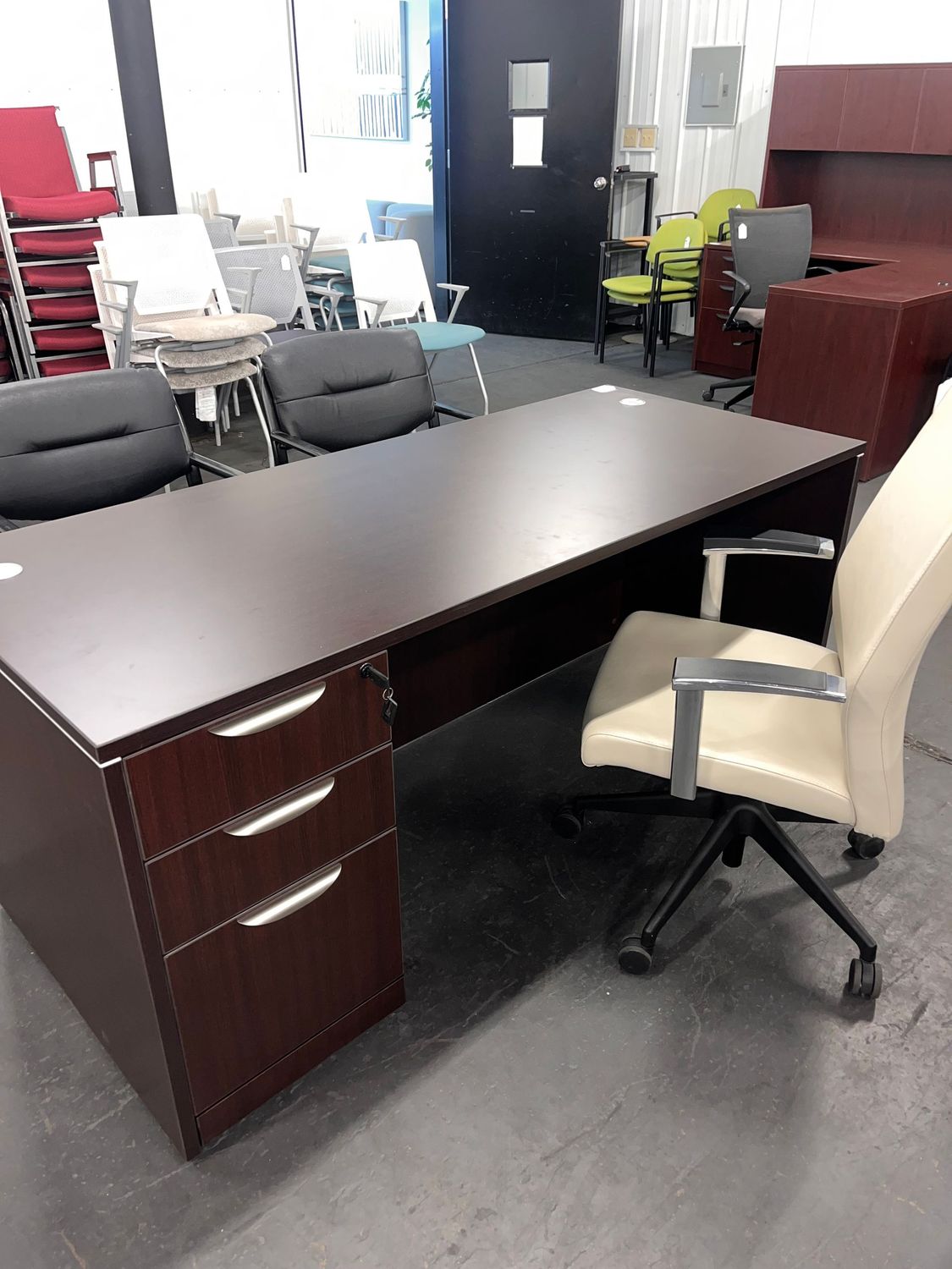 30X72 Single Ped Desk - 2 in stock