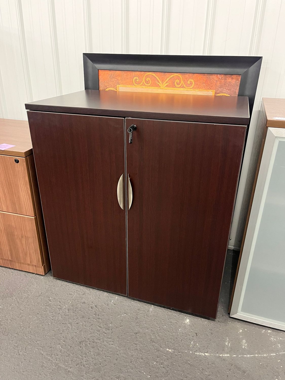 36X36 Espresso Storage Cabinet