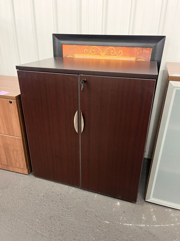 36X36 Espresso Storage Cabinet