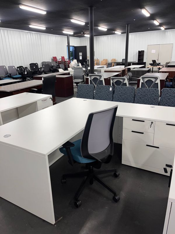 72X78 L Desk w/ Combo Storage