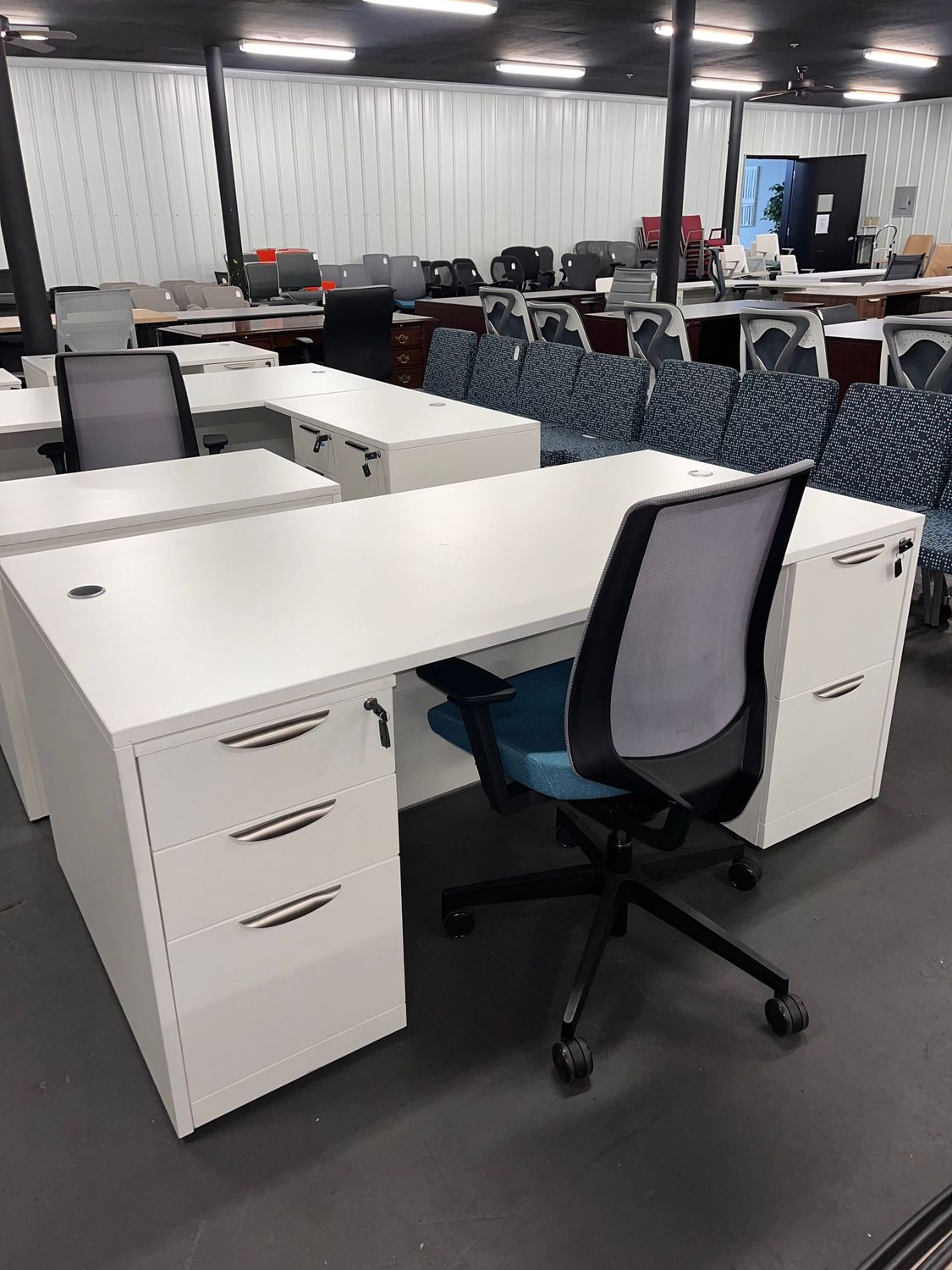 36X72 White Desk