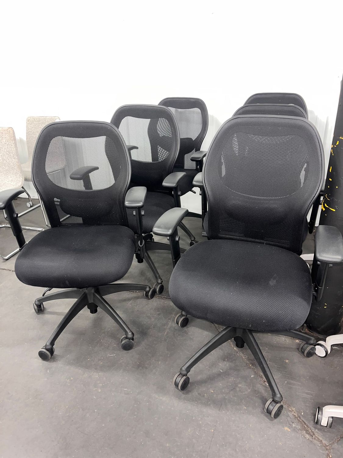 Multi Function Black Task Chairs - Over 20 in stock