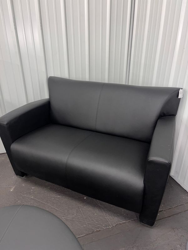 Black Loveseat **New/Overstock