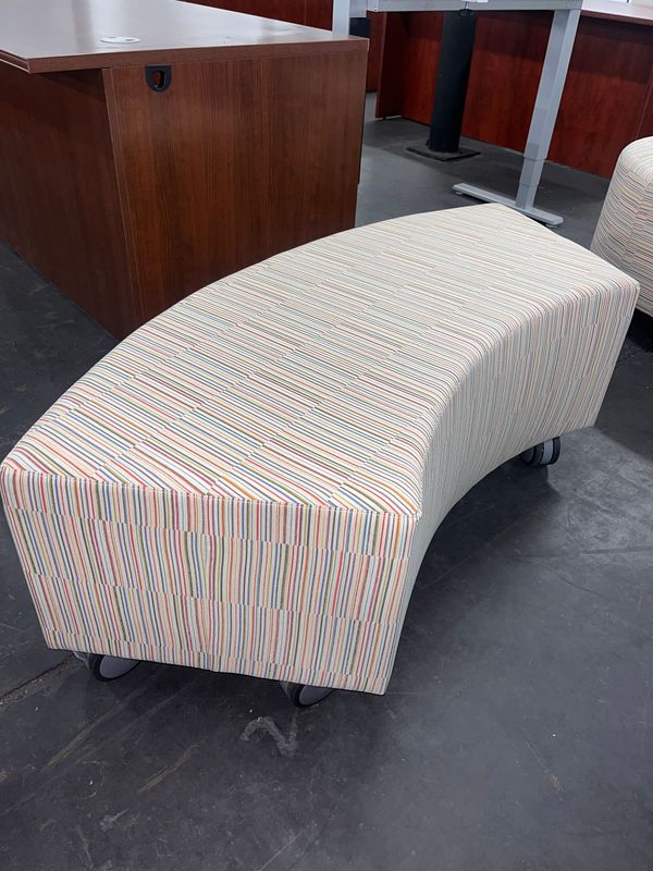 New/Discontinued Curved Mobile Ottoman *6 in stock