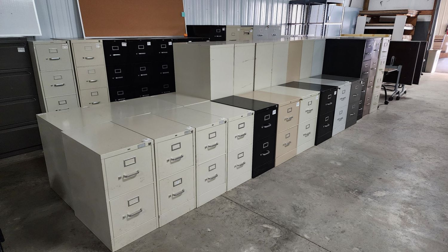 2 and 4 Drawer Legal and Letter Size File Cabinets