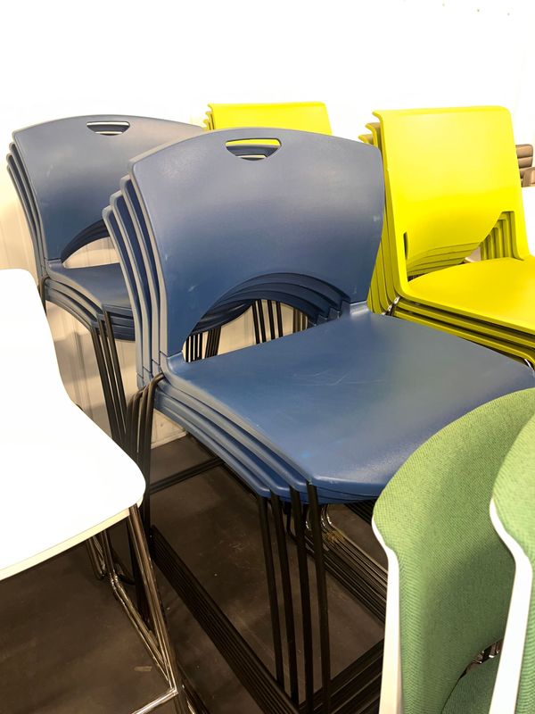 Navy Blue Bar Stools *6 Available