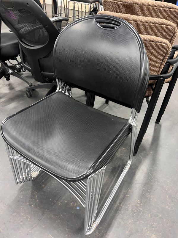 Black Poly Stack Chairs *5 Available