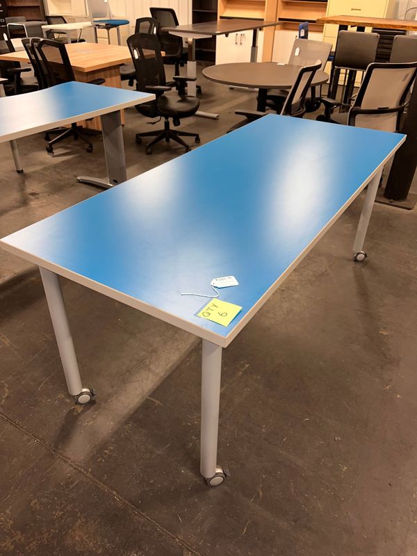 30X72 Mobile, Blue Table *6 in stock