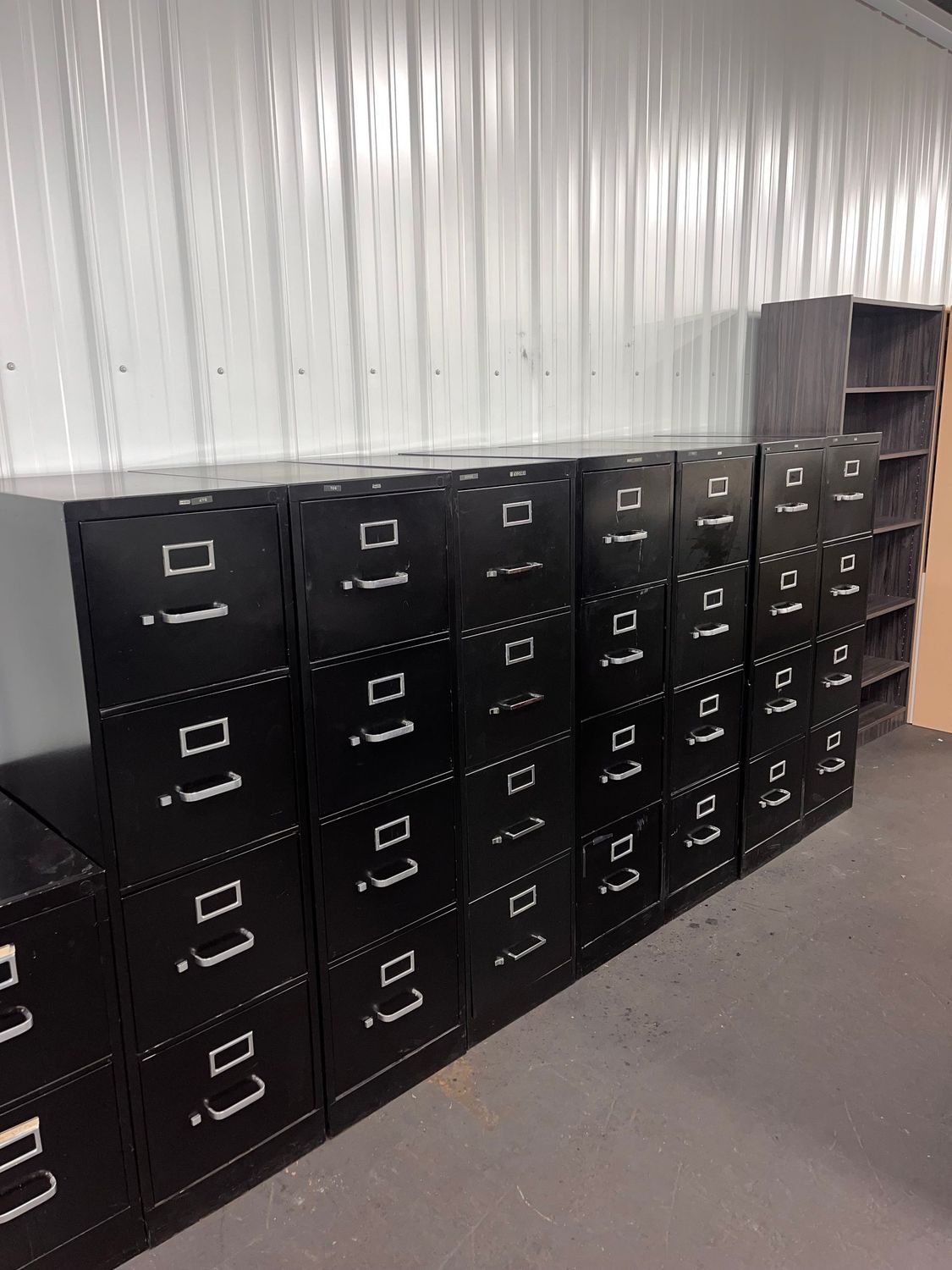 HON 4 Drawer Letter Files - No Lock Cores or Filing Racks