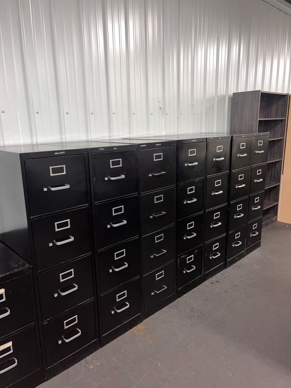 HON 4 Drawer Letter Files - No Lock Cores or Filing Racks