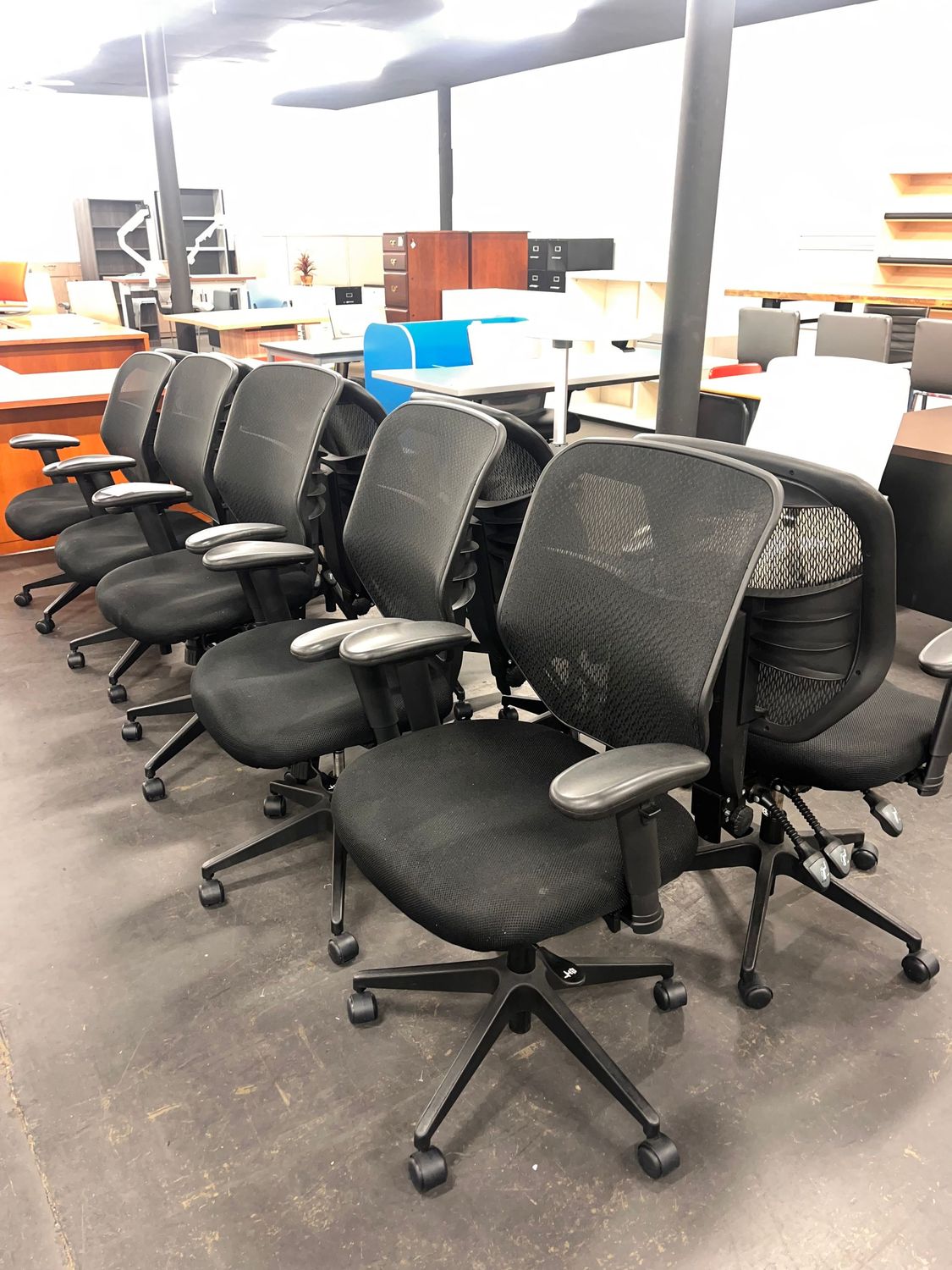 Multi Function Mesh Back Task Chairs *10 in Stock