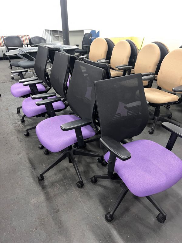Purple Seated Task Chairs *Less than 10 Available